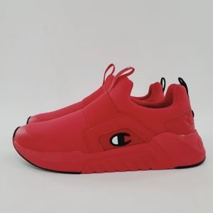Champion All Red Sneakers Legend Slip On Mesh 10 Gym Shoes Basketball